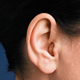 CIC completely in canal hearing aid