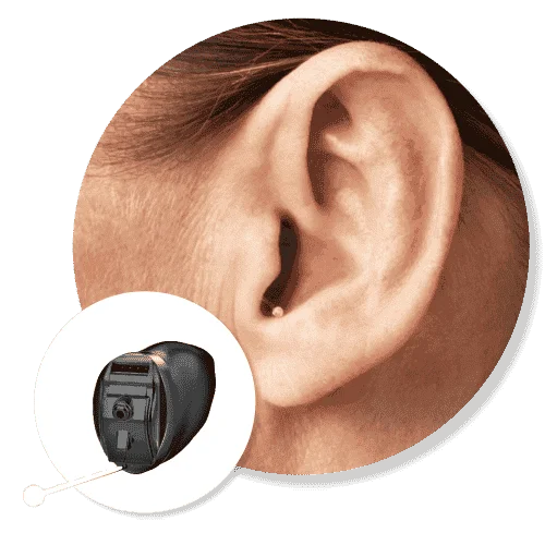 IIC invisible in canal hearing aid