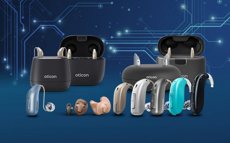 Oticon hearing aids lineup